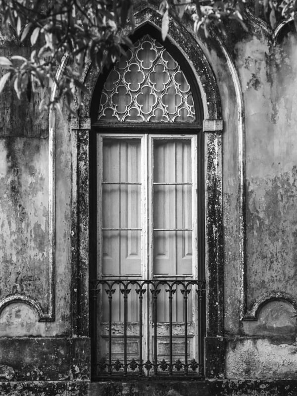 JANELA DECORADA - PRETO E BRANCO 01