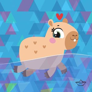 CAPIVARA NADADORA