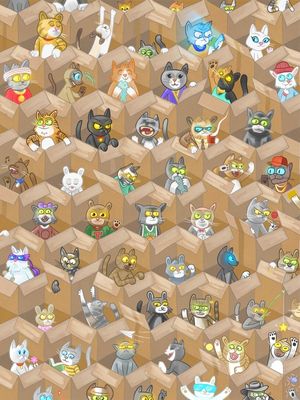CATS AND BOXES
