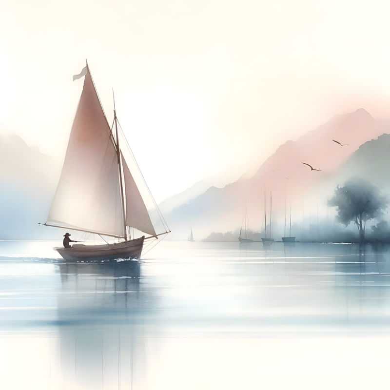 O VELEIRO EM AQUARELA BY AI