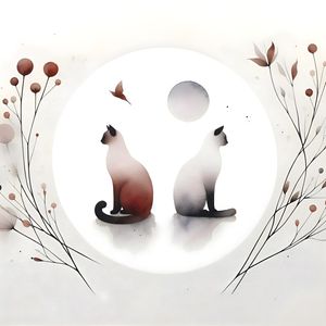 OS GATOS MINIMALISTA BY AI