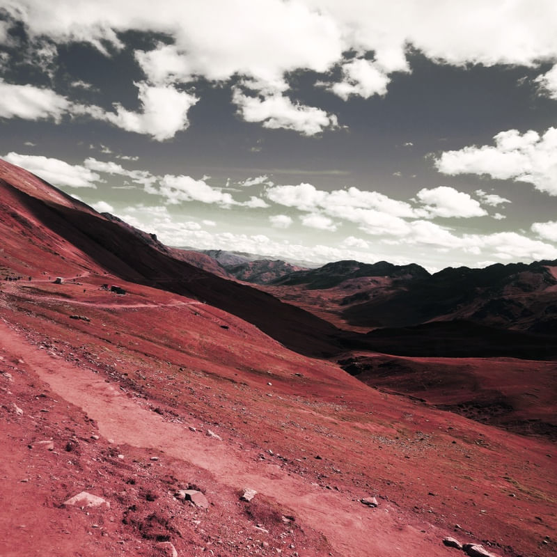 RAINBOW MOUNTAIN 6 MONTANHAS ATMOSFERICO QUADRADO FOTOGRAFIA