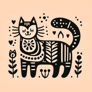O GATO MINIMALISTA BY AI