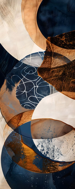 ORGANIC ABSTRACT - 75A - BY AI