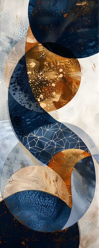 ORGANIC ABSTRACT - 77A - BY AI