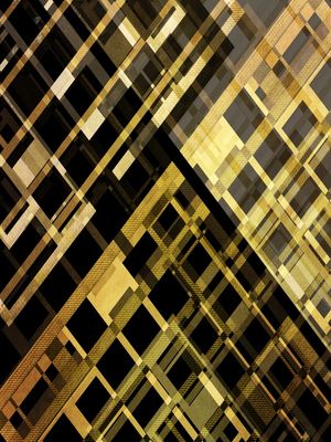 GET ON MY GOOD SIDE 2 OURO RETRATO - GEOMETRICO ELEGANTE ART DECO ABSTRATO