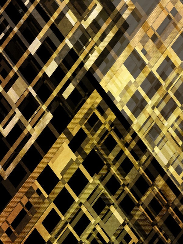 GET ON MY GOOD SIDE 2 OURO RETRATO - GEOMETRICO ELEGANTE ART DECO ABSTRATO