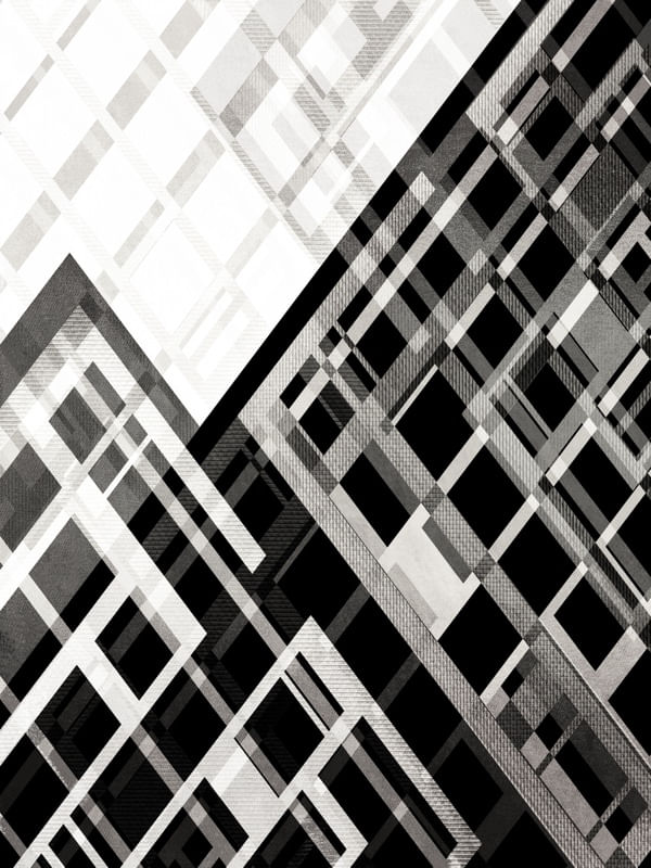 GET ON MY GOOD SIDE 1 NEUTRO RETRATO - GEOMETRICO ELEGANTE ART DECO ABSTRATO