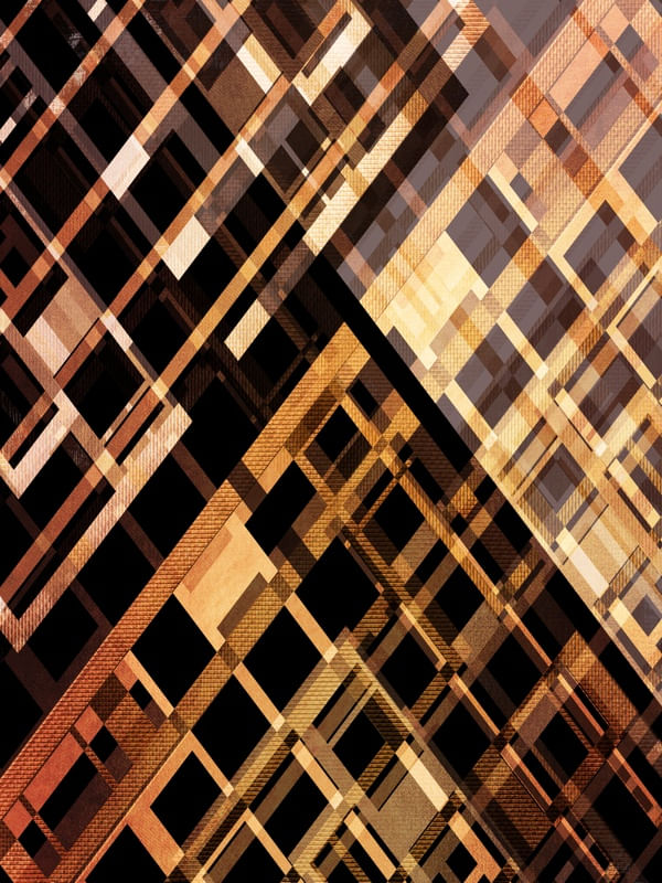 GET ON MY GOOD SIDE 2 LARANJA RETRATO - GEOMETRICO ELEGANTE ART DECO ABSTRATO