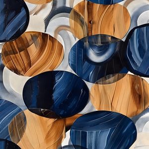 ORGANIC ABSTRACT - 91A - BY AI