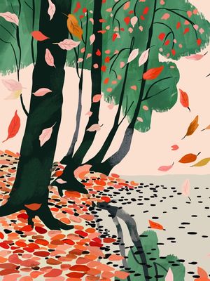 AUTUMN LEAVES I