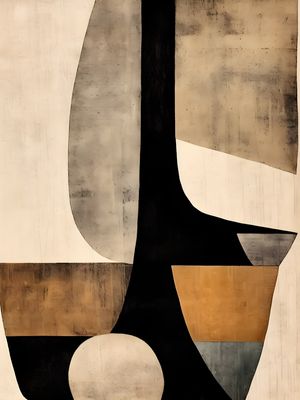 ORGANIC ABSTRACT - 106A - BY AI