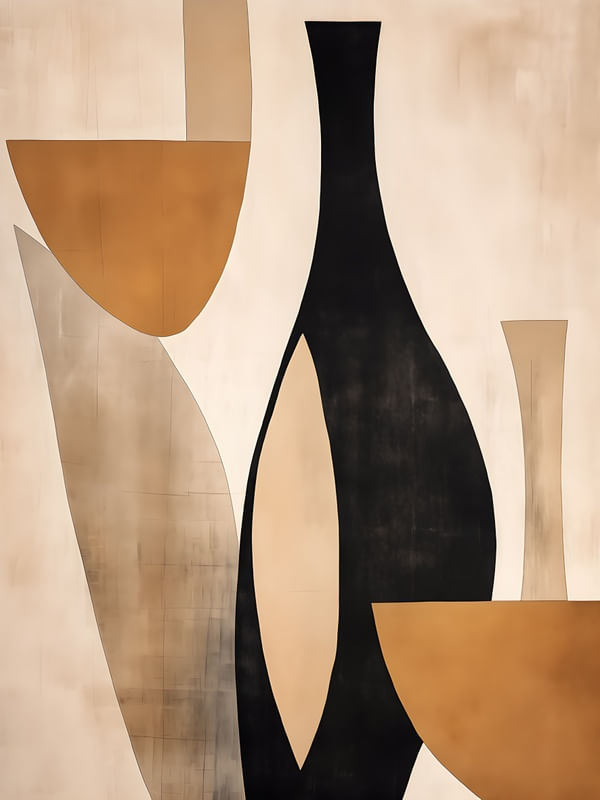 ORGANIC ABSTRACT - 151A - BY AI