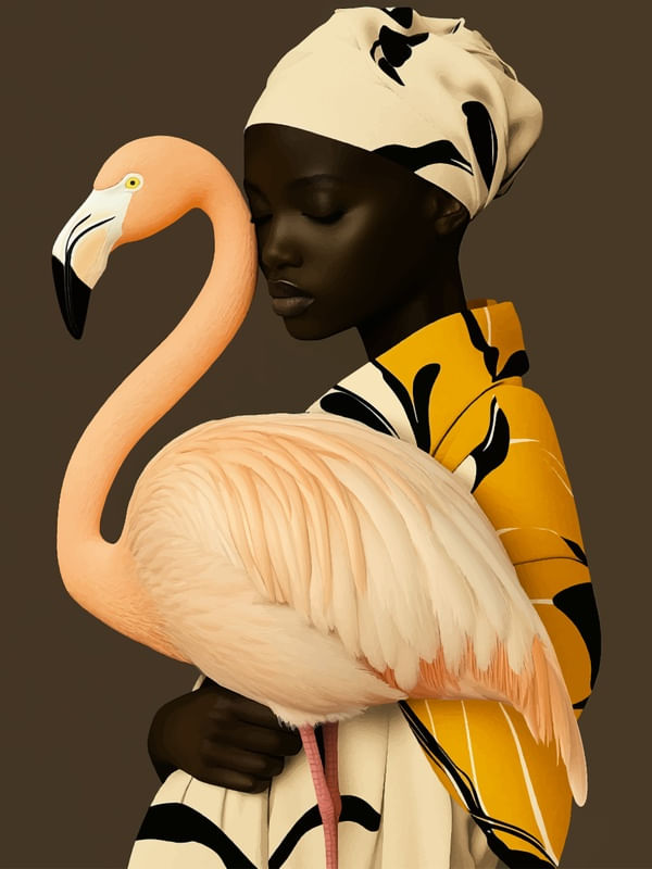MULHER COM CISNE BY AI 04