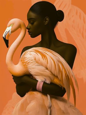 MULHER COM CISNE BY AI 05