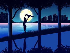 THE GIRL IN BORN OF THE MOON