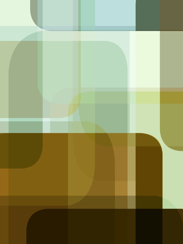 SHAPES ON SHAPES TAUPE MENTA VERDE 3 - ABSTRATO GEOMETRICO FORMAS