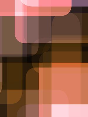 SHAPES ON SHAPES WARM RETRO 2 - ABSTRATO GEOMETRICO FORMAS