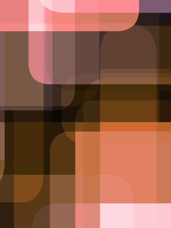 SHAPES ON SHAPES WARM RETRO 2 - ABSTRATO GEOMETRICO FORMAS