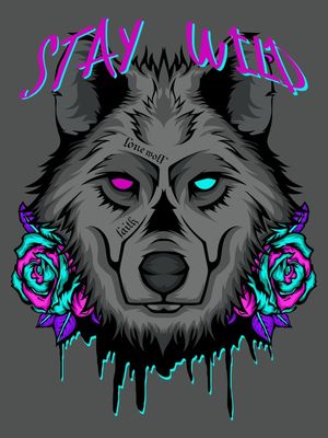 STAY WILD - WOLF