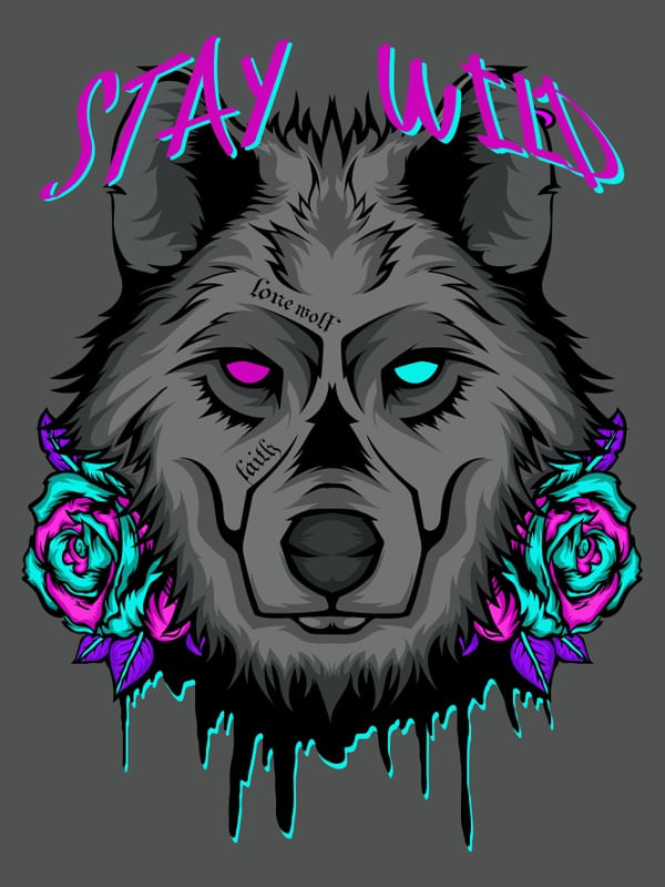 STAY WILD - WOLF