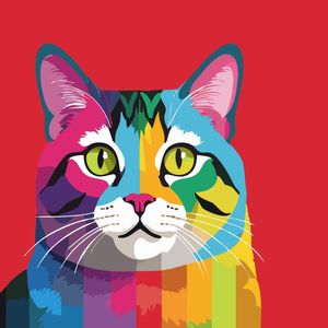 CAT POP ART XI