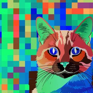 CAT POP ART XIX