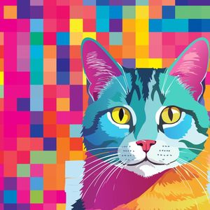 CAT POP ART XX