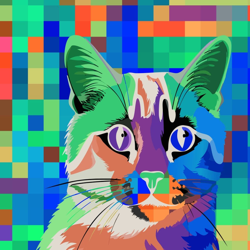 CAT POP ART XXIII