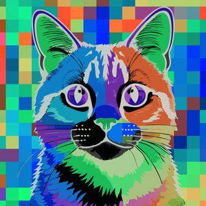 CAT POP ART XXV
