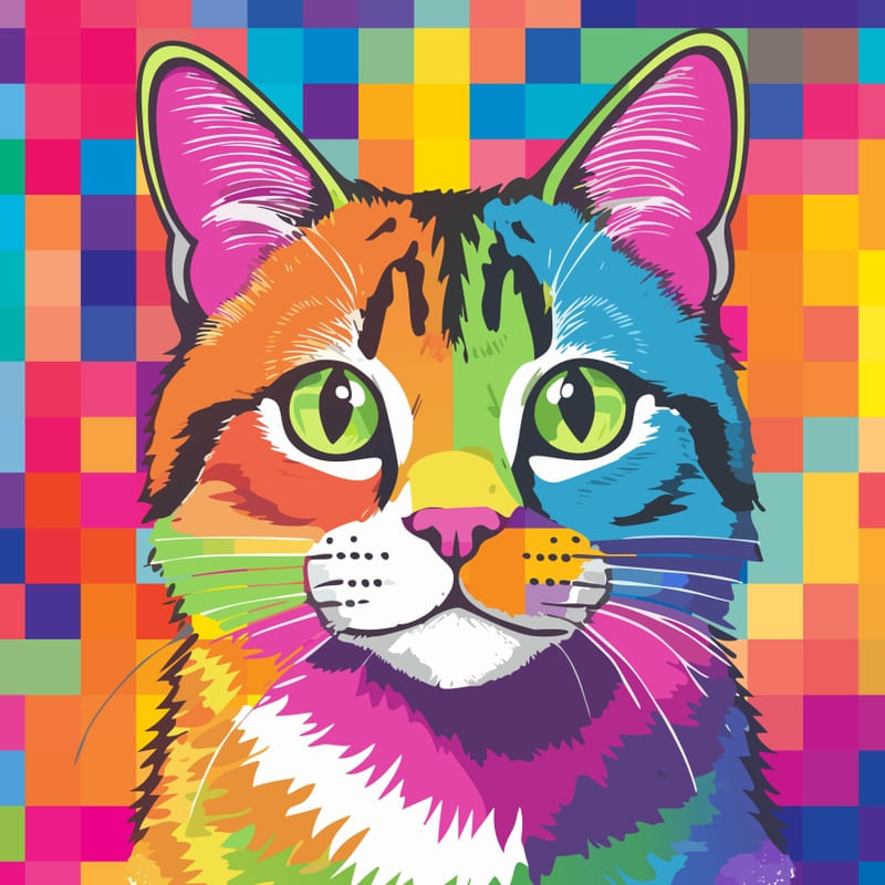 CAT POP ART XXVI