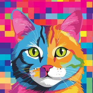 CAT POP ART XXVII