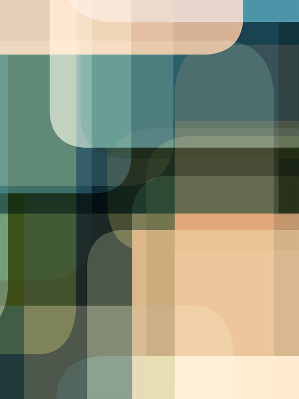 SHAPES ON SHAPES PESSEGO VERDE 2 - ABSTRATO GEOMETRICO FORMAS