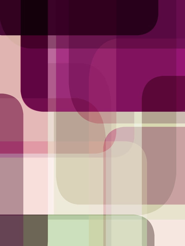 SHAPES ON SHAPES ROXO VERDE 3 - ABSTRATO GEOMETRICO FORMAS