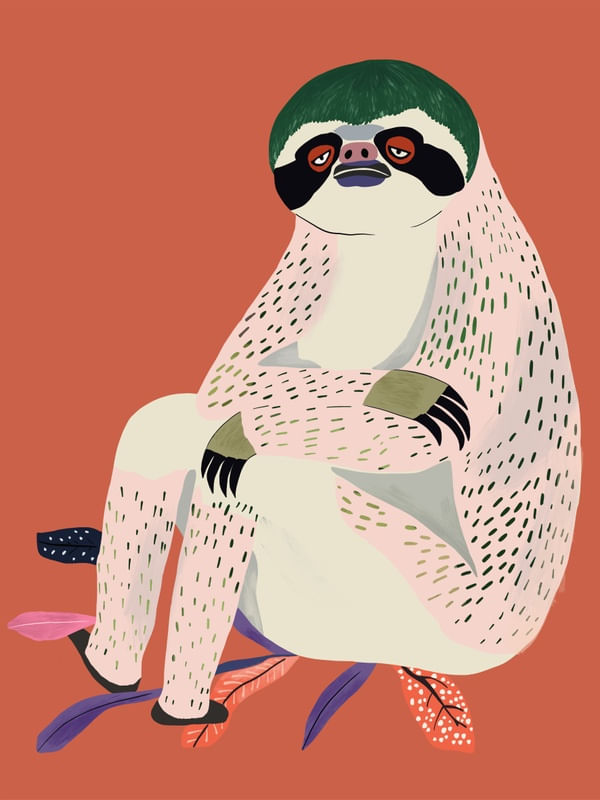 JUST SLOTHIN AROUND