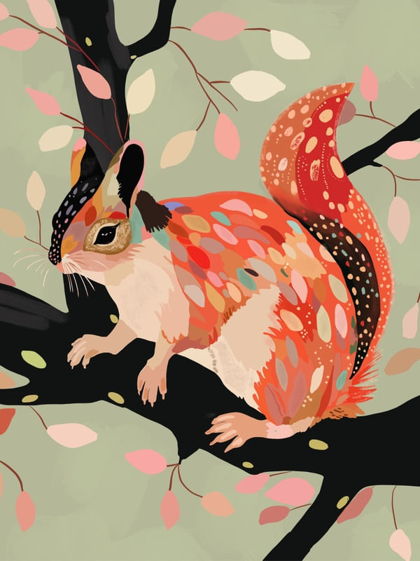 SQUIRREL IN THE TREE