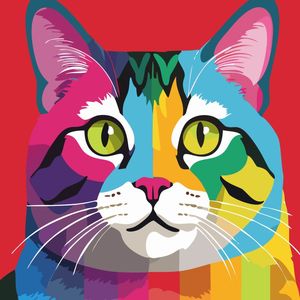 CAT POP ART XXXV