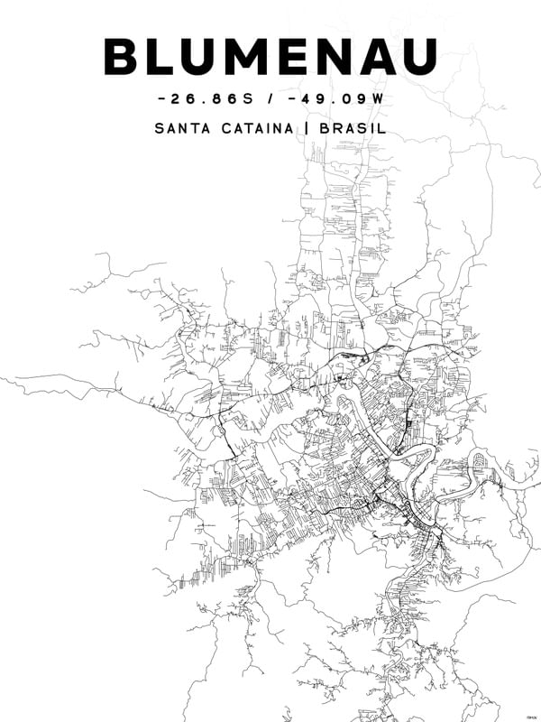 MAPAS - BLUMENAU