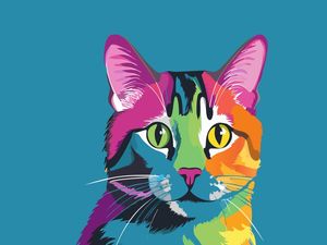 CAT POP ART 18