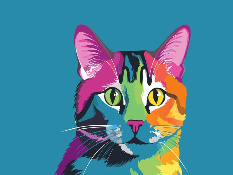 CAT POP ART 18