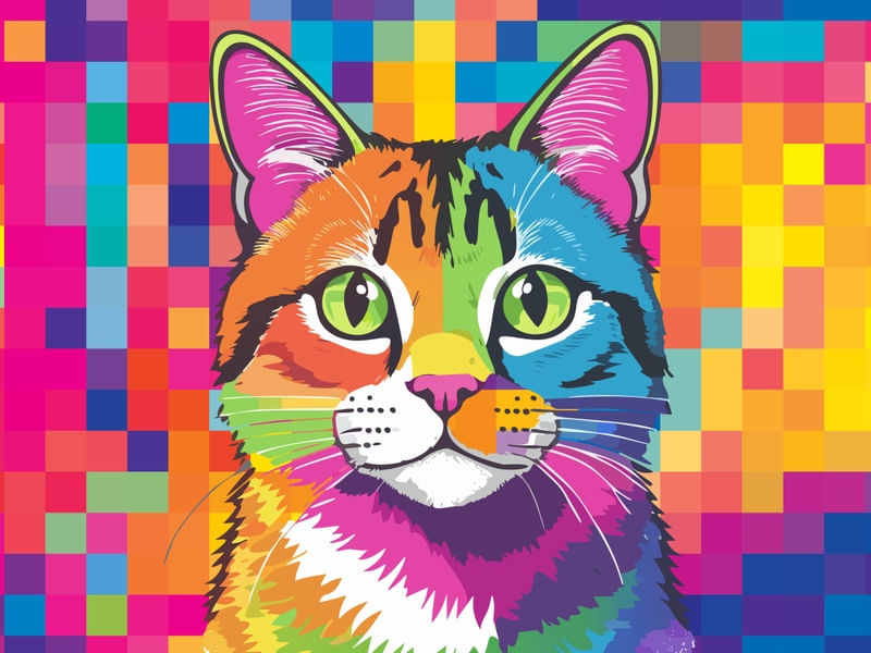 CAT POP ART 31