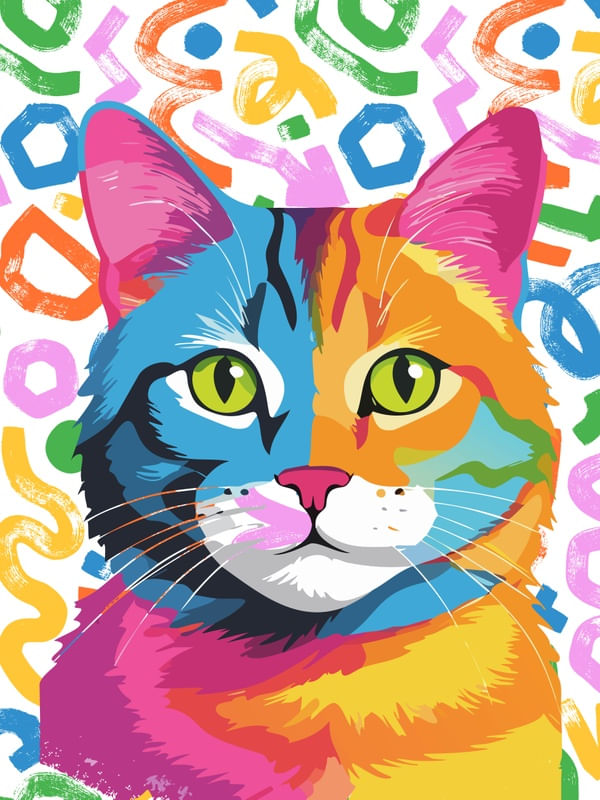 CAT POP ART 40
