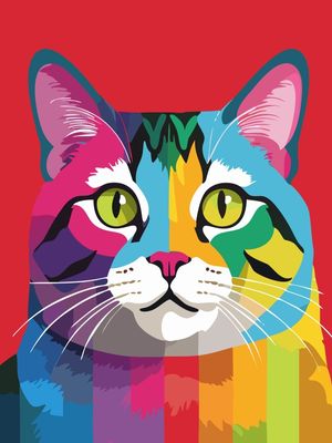 CAT POP ART 44