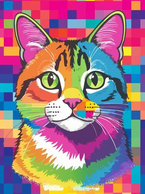 CAT POP ART 54