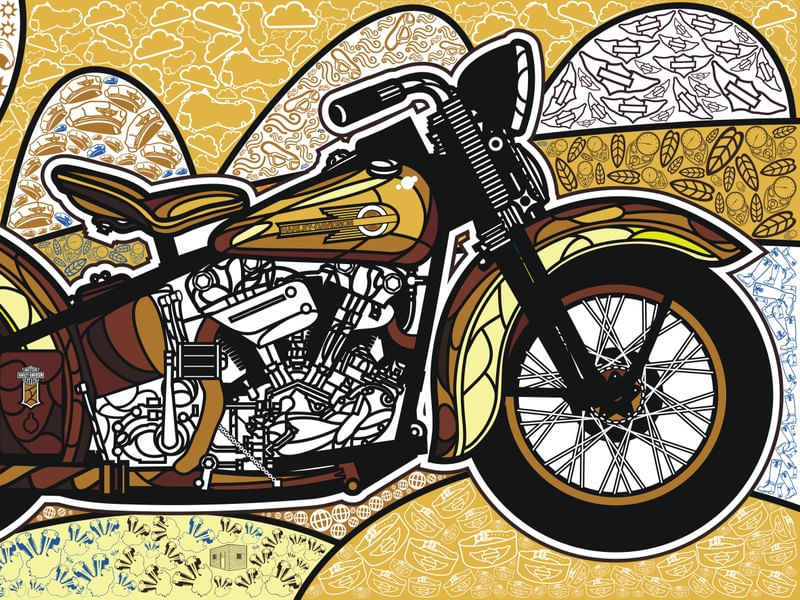 HARLEY 1936 SEPIA