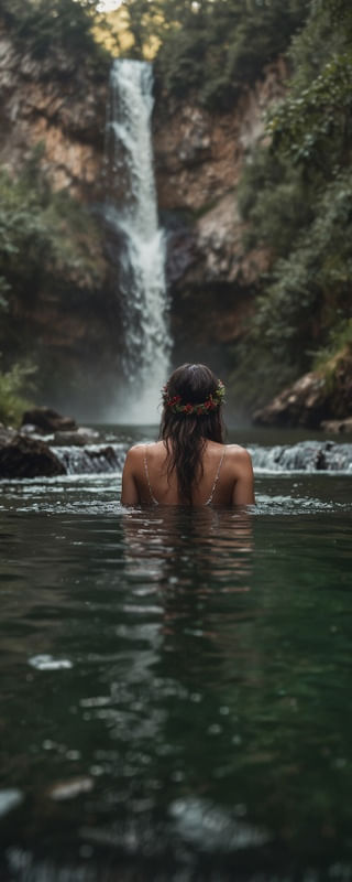 MERGULHO NA CACHOEIRA