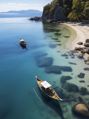 PRAIA BARCOS BY AI