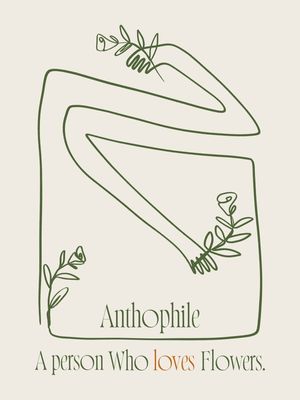 SOMEONE WHO APPRECIATES FLOWERS - GREEN