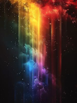 RAINBOW PRECIPITATION BY AI