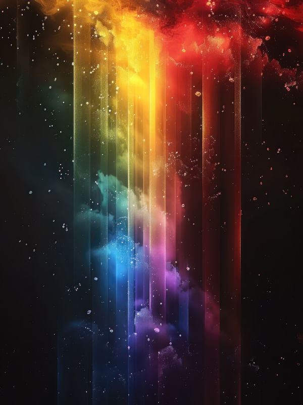 RAINBOW PRECIPITATION BY AI